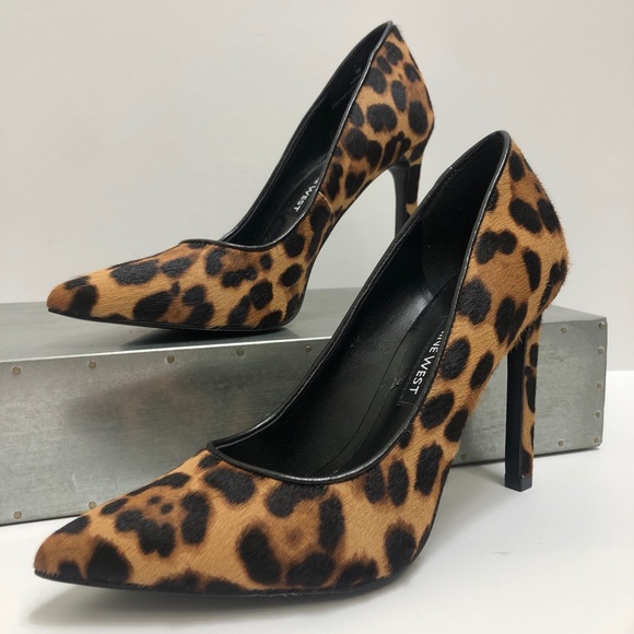 Nine West Shoes - Nine West Leopard Print Pumps Size 5 M